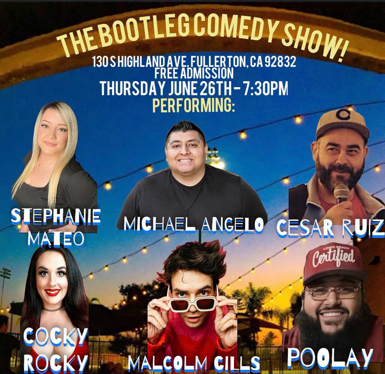 The Bootleg Comedy Show!
