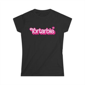 Black Tortarbie Women's Softstyle Tee, Fun Casual T-Shirt, Cute Graphic Tee, Perfect Gift for Birthdays, Summer Style, Everyday Wear