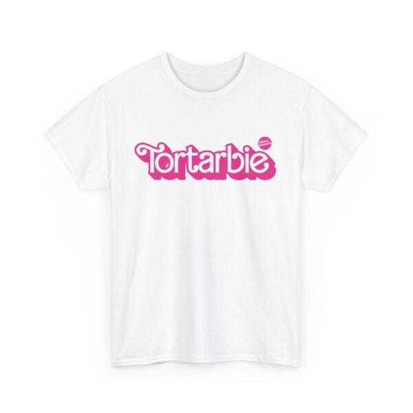 White Tortarbie Unisex Cotton Tee, Fun Fashion Tee, Casual Wear, Gift for Friends, Unique Graphic Shirt, Everyday Style - Image 3