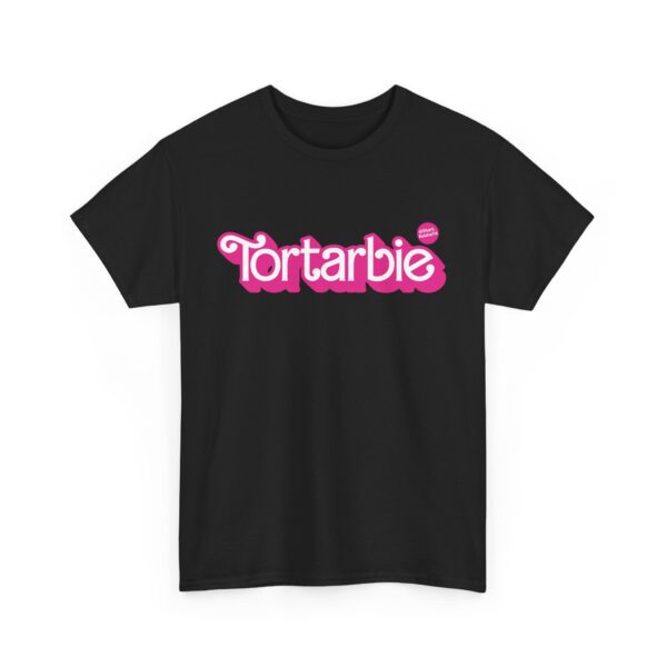 Black Trendy Graphic Tee, Fun Unisex Heavy Cotton T-Shirt, Casual Wear, Gift for Friends, Summer Fashion, Colorful Statement Tee - Image 3