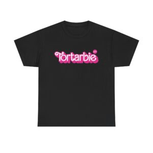 Black Trendy Graphic Tee, Fun Unisex Heavy Cotton T-Shirt, Casual Wear, Gift for Friends, Summer Fashion, Colorful Statement Tee