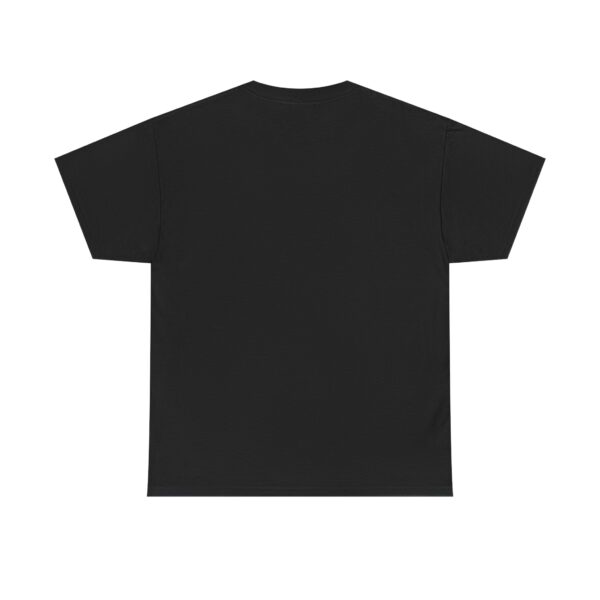 Black Trendy Graphic Tee, Fun Unisex Heavy Cotton T-Shirt, Casual Wear, Gift for Friends, Summer Fashion, Colorful Statement Tee - Image 2